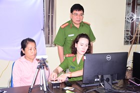 Thu nhận hồ sơ cấp CCCD gắn chíp điện tử cho gần 17.470 trường hợp