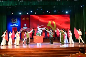 Tổng duyệt Chung kết Hội thi Bí thư chi bộ giỏi Đảng bộ CATP năm 2023