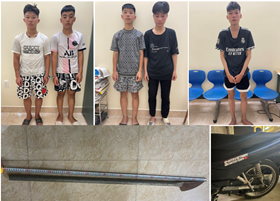 Công an huyện Tiên Lãng: Bắt giữ 5 đối tượng cướp tài sản tại chân cầu Khuể