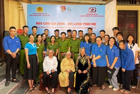 Đoàn thanh niên - Hội phụ nữ Công an quận Hải An: Tổ chức nhiều hoạt động tri ân nhân Ngày Thương binh Liệt sĩ
