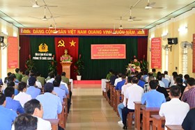 Khai giảng lớp bồi dưỡng nghiệp vụ cho lực lượng bảo vệ các doanh nghiệp kinh doanh dịch vụ bảo vệ khóa IX năm 2023