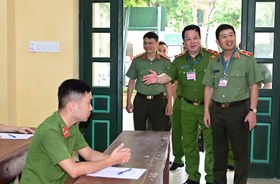  Khai mạc kiểm tra chất lượng Cảnh sát khu vực Công an thành phố năm 2023