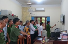 Xã Hiền Hào (Cát Hải): Xây dựng mô hình “Phối hợp bảo đảm an ninh trật tự thông qua hệ thống Camera an ninh”