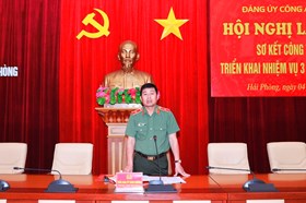 Đảng ủy Công an thành phố triển khai 7 nhiệm vụ công tác trọng tâm những tháng cuối năm 2023