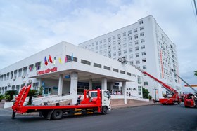 Diễn tập cứu nạn cứu hộ cấp thành phố năm 2023 tại Bệnh viện Việt Tiệp cơ sở 2