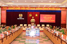 Hội nghị giao ban trực tuyến công tác quản lý hành chính về trật tự xã hội tháng 10/2023