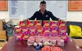 Công an huyện Tiên Lãng liên tiếp bắt giữ 02 vụ liên quan pháo và vũ khí