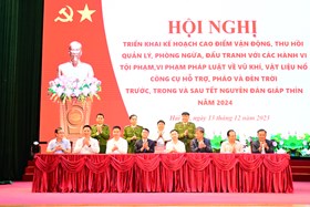Quận Hải An triển khai cao điểm phòng ngừa, đấu tranh với tội phạm, vi phạm pháp luật về vũ khí, vật liệu nổ, công cụ hỗ trợ và pháo