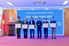 Huyện Cát Hải tiếp tục phát huy hiệu quả phong trào Toàn dân bảo vệ an ninh Tổ quốc