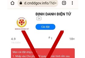 Cảnh báo thủ đoạn lừa đảo giả danh Cơ quan Công an hướng dẫn cài đặt VneID giả mạo để thực hiện hành vi chiếm đoạt tài sản