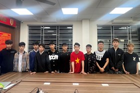 Công an quận Ngô Quyền: Triệu tập 15 thanh thiếu niên đánh nhau, gây rối trật tự công cộng