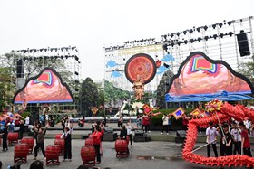 Lực lượng Công an đảm bảo an ninh trật tự Lễ hội truyền thống Nữ tướng Lê Chân năm 2024