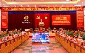 Sơ kết công tác công an Quý I và tổng kết cao điểm tấn công, trấn áp tội phạm, bảo đảm an ninh, trật tự Tết Nguyên đán Giáp Thìn