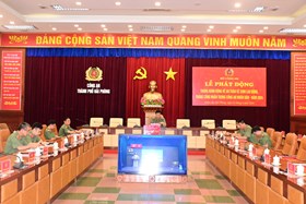 Phát động Tháng hành động về An toàn vệ sinh lao động, Tháng Công nhân trong Công an nhân dân năm 2024