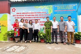 Phường Vạn Mỹ (quận Ngô Quyền) ra mắt mô hình “Tuyến ngõ văn minh đô thị” tại ngõ 104 Phủ Thượng Đoạn