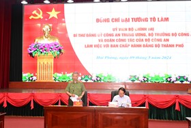 Bảo đảm vững chắc an ninh, trật tự, xây dựng thành phố Hải Phòng phát triển nhanh, hiện đại