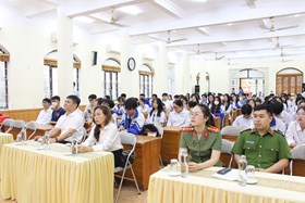 Công an quận Ngô Quyền: Tuyên truyền phòng, chống ma túy tại Trường THPT Thái Phiên