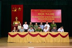Phường Dư Hàng Kênh (quận Lê Chân): Ra mắt mô hình "An toàn PCCC trong khu nhà trọ" trên địa bàn phường 