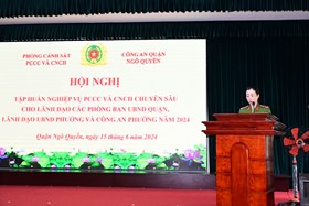 Công an quận Ngô Quyền: Tập huấn nghiệp vụ chuyên sâu về PCCC và CNCH