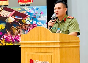 Phòng An ninh kinh tế tổ chức tuyên truyền pháp luật cho hơn 200 thực tập sinh Công ty TNHH LG Innotek Việt Nam Hải Phòng