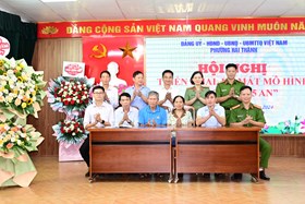 Phường Hải Thành (Dương Kinh) Triển khai mô hình “Hải Thành 5 an”