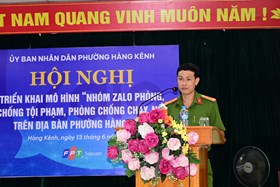 Phường Hàng Kênh (quận Lê Chân) triển khai mô hình Nhóm Zalo phòng chống tội phạm, phòng chống cháy, nổ