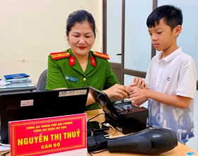 Công an quận Đồ Sơn: Cấp gần 500 thẻ căn cước mới cho công dân trên địa bàn