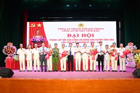 Đại hội thành lập Hội Cựu Công an nhân dân huyện Vĩnh Bảo lần thứ nhất, nhiệm kỳ 2024-2029