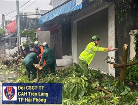 Cập nhật thông tin về Công an các đơn vị, địa phương chống cơn bão số 3 (bão YAGI) ngày 7.9.2024