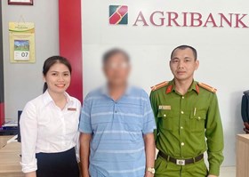 Công an xã Đại Hợp: Phối hợp ngăn chặn vụ lừa đảo chuyển tiền qua ngân hàng