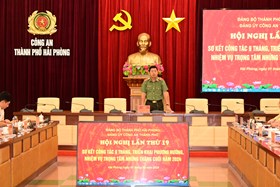 Đảng ủy Công an thành phố triển khai 8 nhiệm vụ công tác trọng tâm những tháng cuối năm 2024