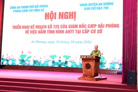 Phòng Cảnh sát hình sự: Triển khai nắm tình hình ANTT tại cấp cơ sở thuộc huyện An Dương