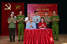 Phường Đồng Hòa (Kiến An): Ra mắt mô hình “Liên kết bảo đảm ANTT- Dự án khu đô thị mới và chỉnh trang đô thị trên địa bàn”