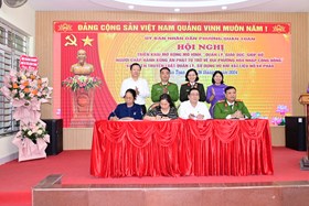 Phường Quán Toan mở rộng mô hình “Quản lý, giáo dục, giúp đỡ người chấp hành xong án phạt tù trở về địa phương tái hòa nhập cộng đồng”