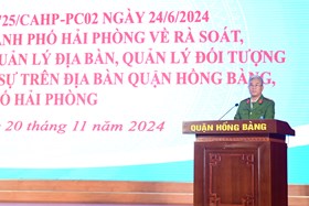 UBND quận Hồng Bàng: Triển khai Kế hoạch 725 của Giám đốc CATP về rà soát, đánh giá tình hình công tác quản lý địa bàn, quản lý đối tượng của lực lượng Cảnh sát hình sự