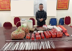 Công an huyện Tiên Lãng: Bắt giữ đối tượng sản xuất và tàng trữ pháo nổ ở thôn Xuân Trại (Tiên Lãng)