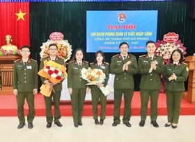 Đại hội Chi đoàn Phòng Quản lý Xuất nhập cảnh - CATP nhiệm kỳ 2024-2027