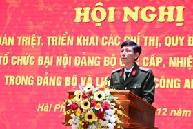 Đảng uỷ Công an thành phố: Quán triệt, triển khai các chỉ thị, quy định, hướng dẫn về Đại hội Đảng bộ các cấp, nhiệm kỳ 2025-2030