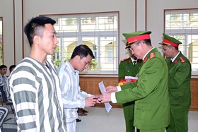 69 phạm nhân được giảm thời hạn chấp hành hình phạt tù dịp Tết Nguyên đán 2025