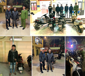 Công an quận Hồng Bàng xử lý 09 trường hợp đốt pháo sáng và 10 trường hợp gây mất TTATGT đêm 5/1/2025