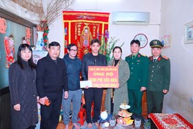 Công an quận Hồng Bàng: Phối hợp hỗ trợ sửa nhà tới các gia đình tân binh chuẩn bị lên đường nhập ngũ