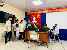 Công an phường Đằng Hải: Hỗ trợ cấp căn cước cho trẻ em mồ côi, khuyết tật