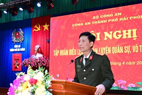 Khai mạc tập huấn Điều lệnh, huấn luyện quân sự, võ thuật Công an nhân dân năm 2025