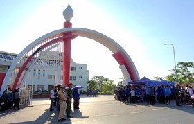 Các lực lượng Công an thành phố bảo vệ an ninh, an toàn ngày đầu kỳ thi tốt nghiệp THPT năm 2025