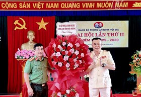 Đại hội Đảng bộ Phòng An ninh nội địa lần thứ 2, nhiệm kỳ 2025 - 2030 thành công tốt đẹp