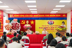 Đảng bộ Phòng Công tác chính trị - CATP: Tổ chức Đại hội lần thứ 2, nhiệm kỳ 2025 – 2030