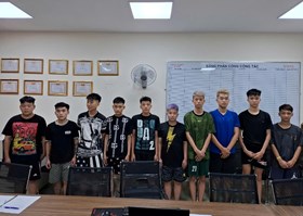 Tiếp tục tạm giữ nhóm đối tượng gây rối trật tự công cộng vào rạng sáng ngày 15/6/2025