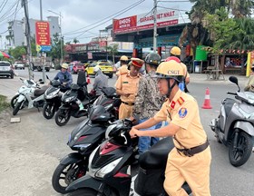Tổ Cảnh sát giao thông An Dương: Bảo đảm trật tự an toàn giao thông gắn với đấu tranh phòng, chống tội phạm