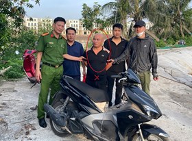 Bắt giữ đối tượng truy nã nguy hiểm tại khu vực đầm nuôi trồng thủy sản Sáu Phiên (phường Thủy Nguyên)