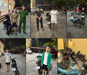 Công an xã Tiên Lãng: Xử lý 8 thanh niên vi phạm trật tự an toàn giao thông đêm 26/7/2025